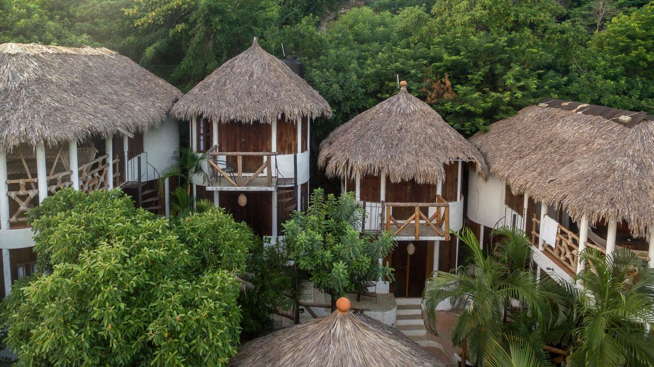 Cabanas Biuzaa Otel Zipolite Dış mekan fotoğraf